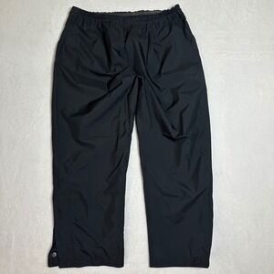 FootJoy DryJoys Men's XL Golf Rain Pants Black Waterproof Zipper Hem Performance